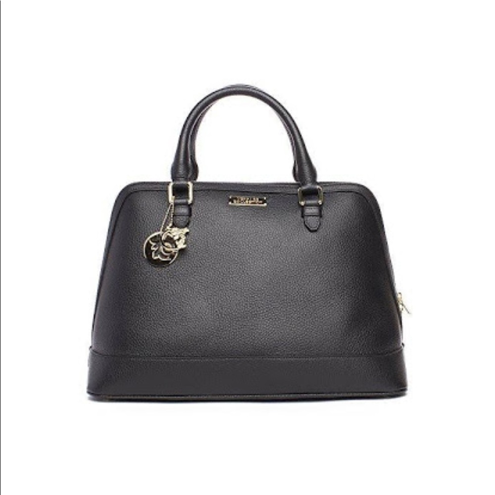 BLACK FRIDAY SALE!!! Versace Collection Black Saffiano Leather Purse